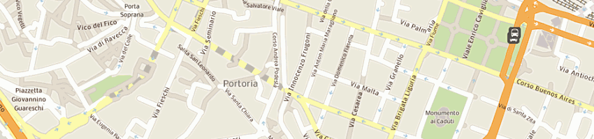 Mappa della impresa bar il girasole di giberti raffaella a GENOVA