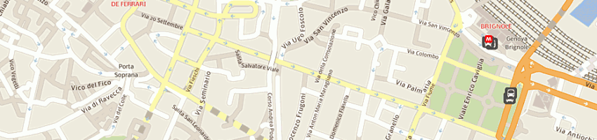 Mappa della impresa world hotels center srl a GENOVA