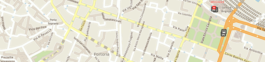 Mappa della impresa tina pizzi a GENOVA