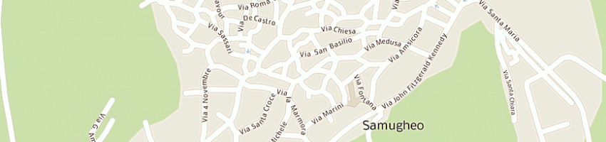 Mappa della impresa mugheddu francesco a SAMUGHEO