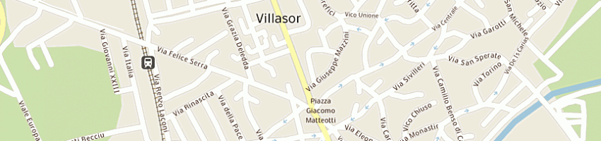 Mappa della impresa style a VILLASOR