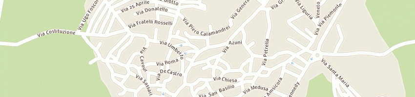Mappa della impresa las libassoc del soccorso a SAMUGHEO