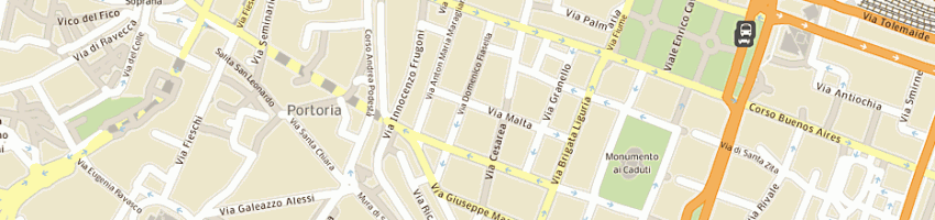Mappa della impresa rocchi e collivadino avvti a GENOVA