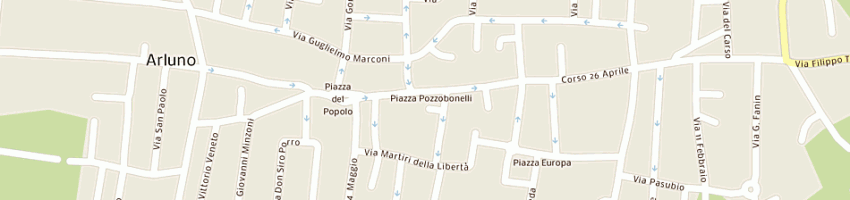 Mappa della impresa com ind frattini srl a ARLUNO