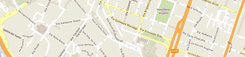 Mappa della impresa sambugaro stefano a GENOVA
