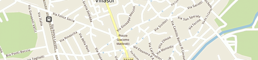 Mappa della impresa orru' serci greca a VILLASOR