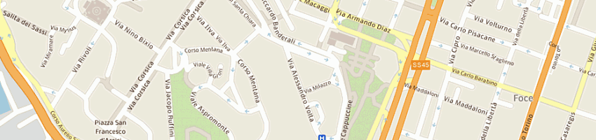 Mappa della impresa ganassoli luciano a GENOVA