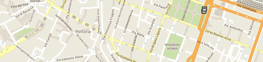 Mappa della impresa schivalocchi assicurazioni sas di aldo schvalocchi e c a GENOVA