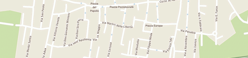 Mappa della impresa osteria avantgarde sas di stevanato claudio e c a ARLUNO