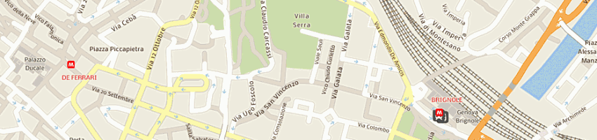 Mappa della impresa rogai sas di rogai alfredo olivari fabrizio e c a GENOVA