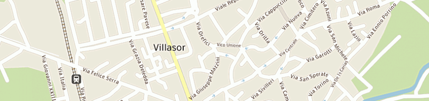 Mappa della impresa bratzu leontina a VILLASOR