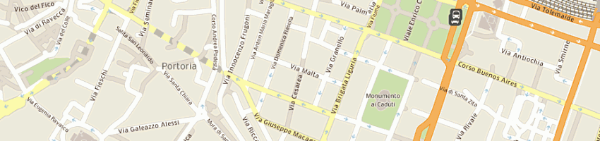 Mappa della impresa fincentrale sas a GENOVA