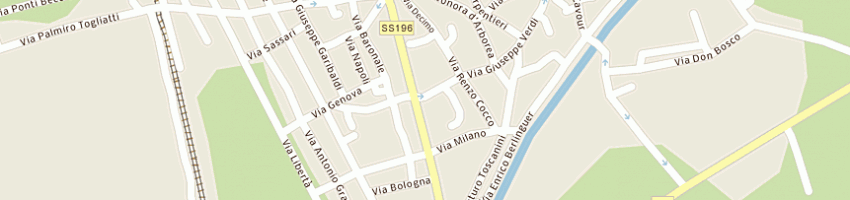 Mappa della impresa podda giuseppe e podda romano snc a VILLASOR