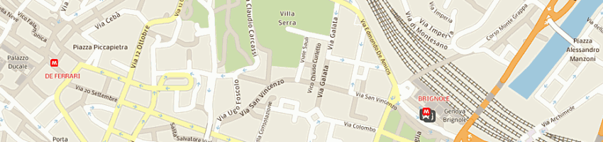 Mappa della impresa centropaghe srl a GENOVA