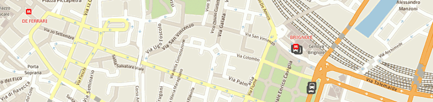 Mappa della impresa real time di merlo fulvio a GENOVA