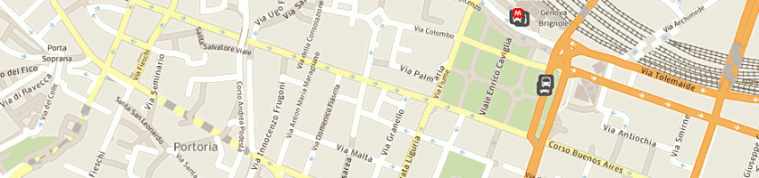Mappa della impresa margioia sas a GENOVA