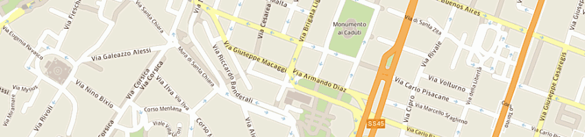 Mappa della impresa gc spa a GENOVA