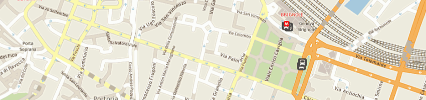 Mappa della impresa cosenza andrea a GENOVA