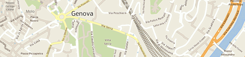 Mappa della impresa pietro romanengo fu stefano srl a GENOVA