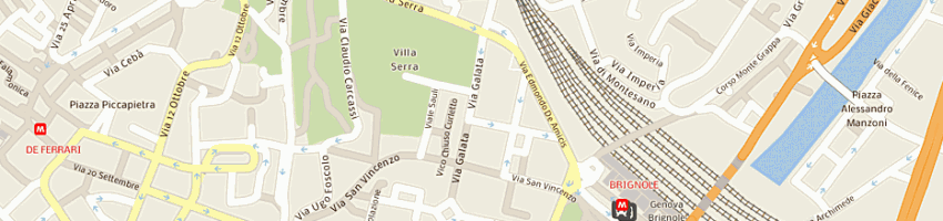 Mappa della impresa bottero riccardo a GENOVA