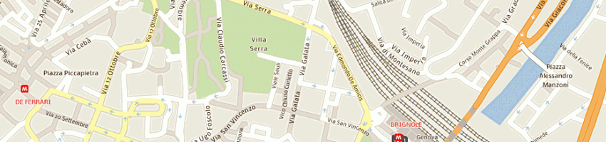 Mappa della impresa pastorelli marco a GENOVA