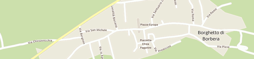 Mappa della impresa segheria fravega orlando e italo srl a BORGHETTO DI BORBERA