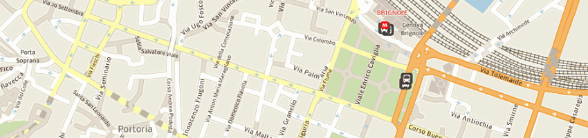 Mappa della impresa centro sole snc a GENOVA