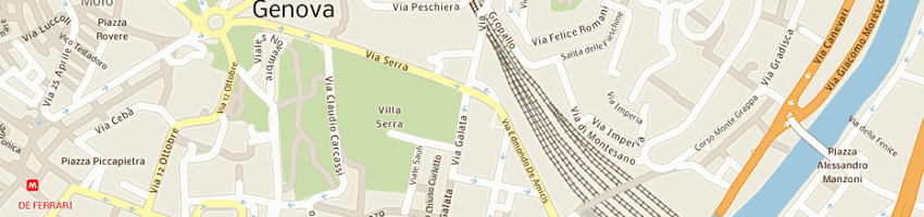 Mappa della impresa roberto tassano consorzio di coop soc a GENOVA