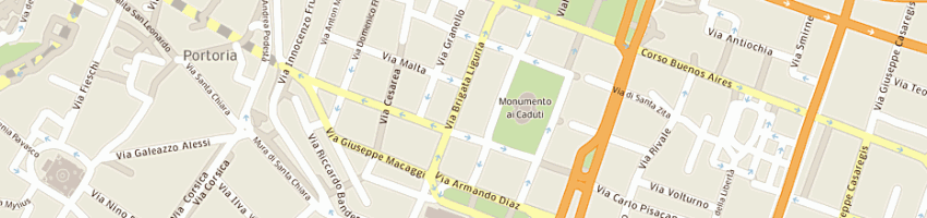 Mappa della impresa banca bipielle net spa a GENOVA