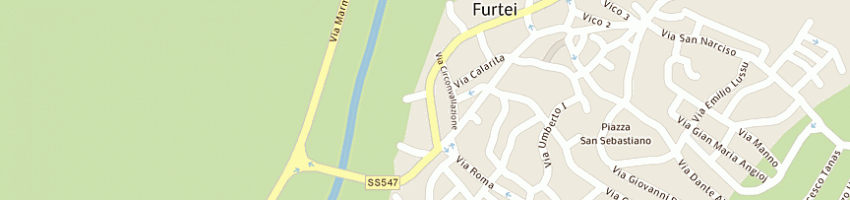 Mappa della impresa aquila vittorio caseificio a FURTEI
