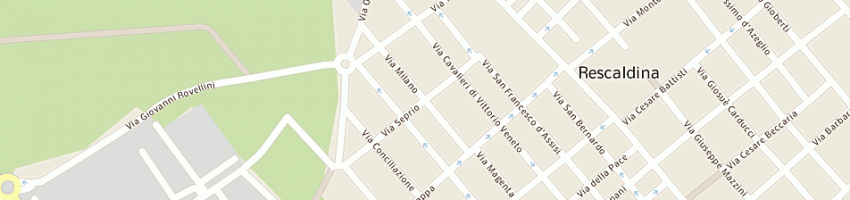 Mappa della impresa buda vincenzo a RESCALDINA
