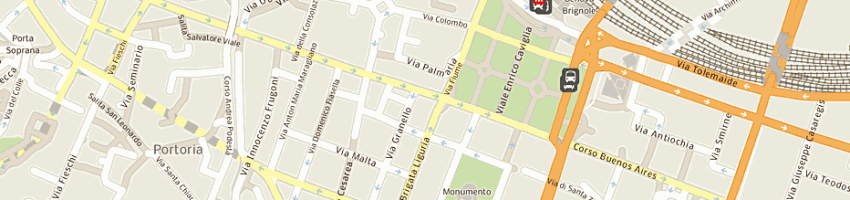 Mappa della impresa dominici srl a GENOVA