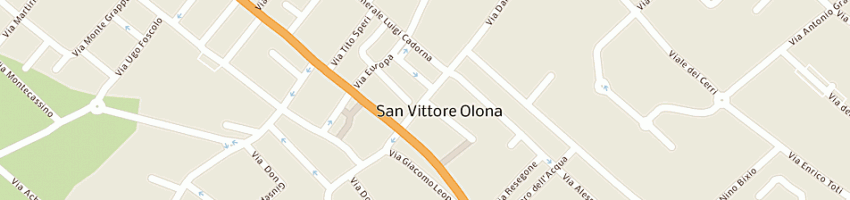 Mappa della impresa rsannino di sannino roberto a SAN VITTORE OLONA