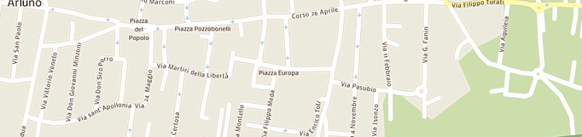 Mappa della impresa el sherif samir a ARLUNO