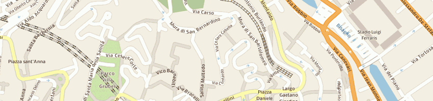 Mappa della impresa nova snc di ezio rizzo e c a GENOVA