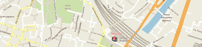 Mappa della impresa cbr di giorgio capaccioli e arianna allegri snc a GENOVA