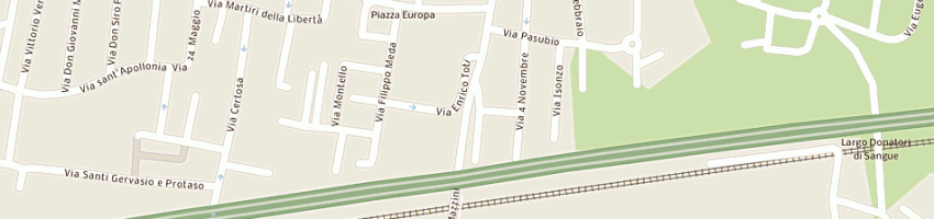 Mappa della impresa edil tranza di tranza emilio a ARLUNO