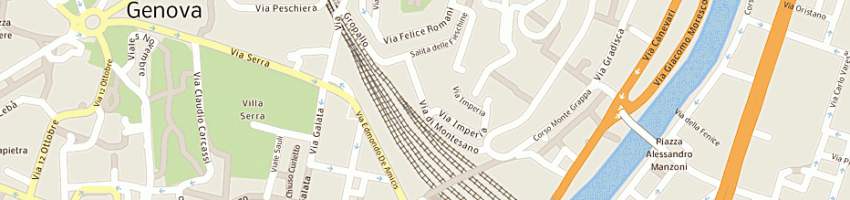 Mappa della impresa rinaldi maria a GENOVA