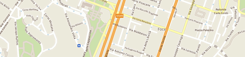 Mappa della impresa interglobe service srl a GENOVA