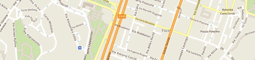 Mappa della impresa adv consulting italia srl a GENOVA