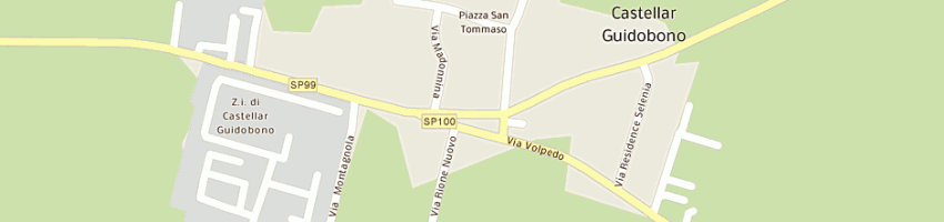 Mappa della impresa bar ristorante genova a CASTELLAR GUIDOBONO