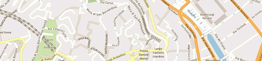 Mappa della impresa noiper la vita a GENOVA