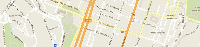 Mappa della impresa simonini daniela a GENOVA