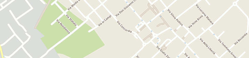 Mappa della impresa cimitero capoluogo a RESCALDINA