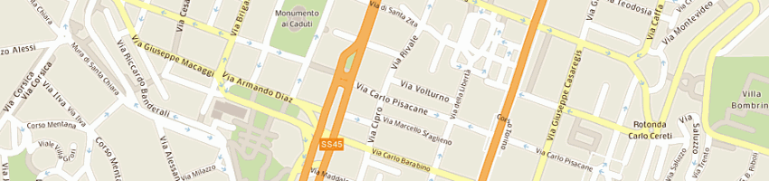 Mappa della impresa c e b di cantone vincenza a GENOVA