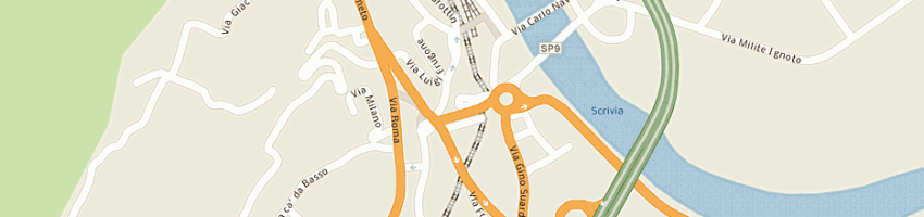 Mappa della impresa ponte ezio di ponte ezio e c snc a BUSALLA