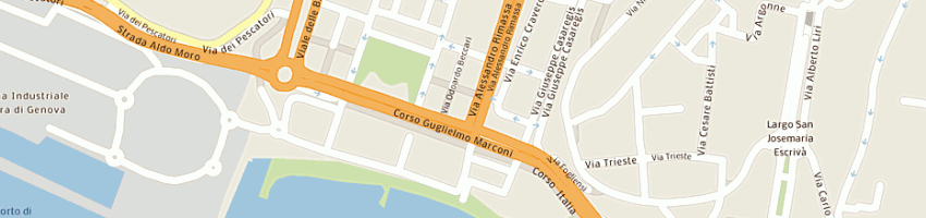 Mappa della impresa robuffo a GENOVA