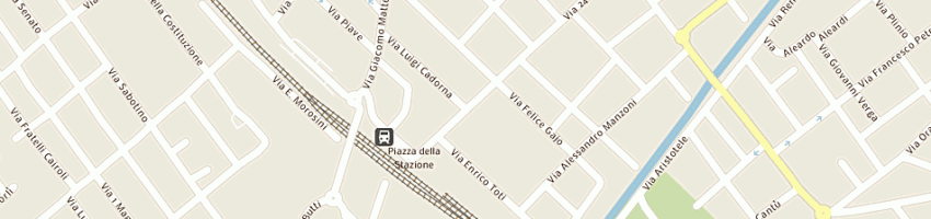 Mappa della impresa bar gelateria snupy di vincenzo palano e c sas a PARABIAGO