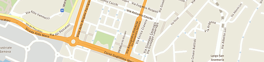Mappa della impresa irritec srl a GENOVA