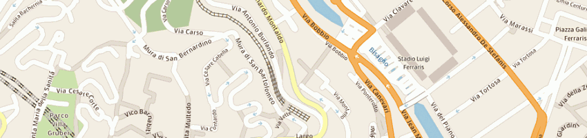 Mappa della impresa gao di gualco antonio a GENOVA